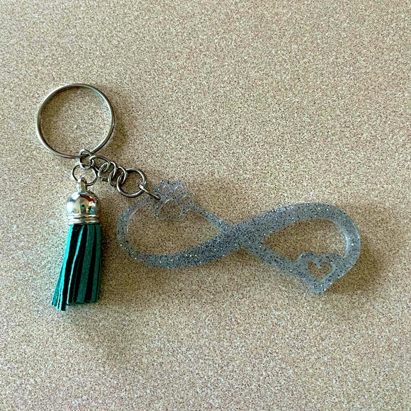 Hand Crafted Other - **SPECIAL DEAL** Handmade Paw & Heart Infinity Keychain -Please read description